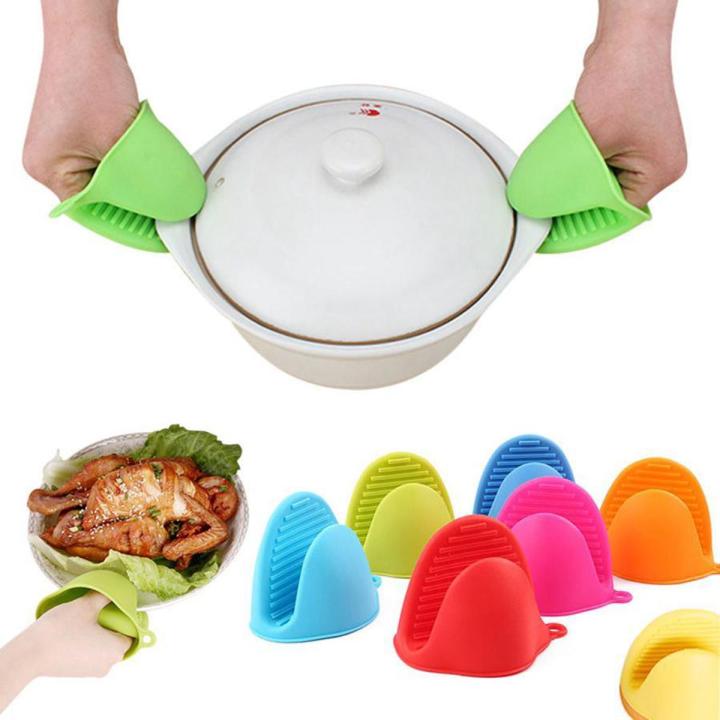 Silicone Oven Mitts Pot Holder 1 Pair - FlyingCart.pk