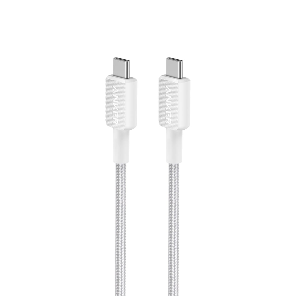 322 Type C To Type C Cable (White)-FlyingCart.pk