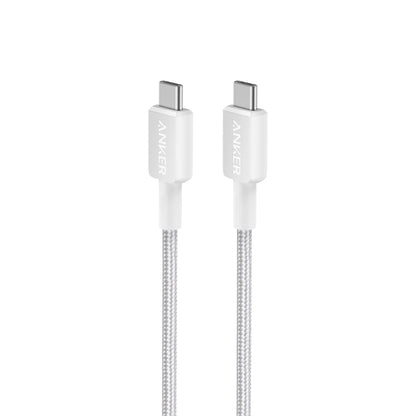 322 Type C To Type C Cable (White)-FlyingCart.pk