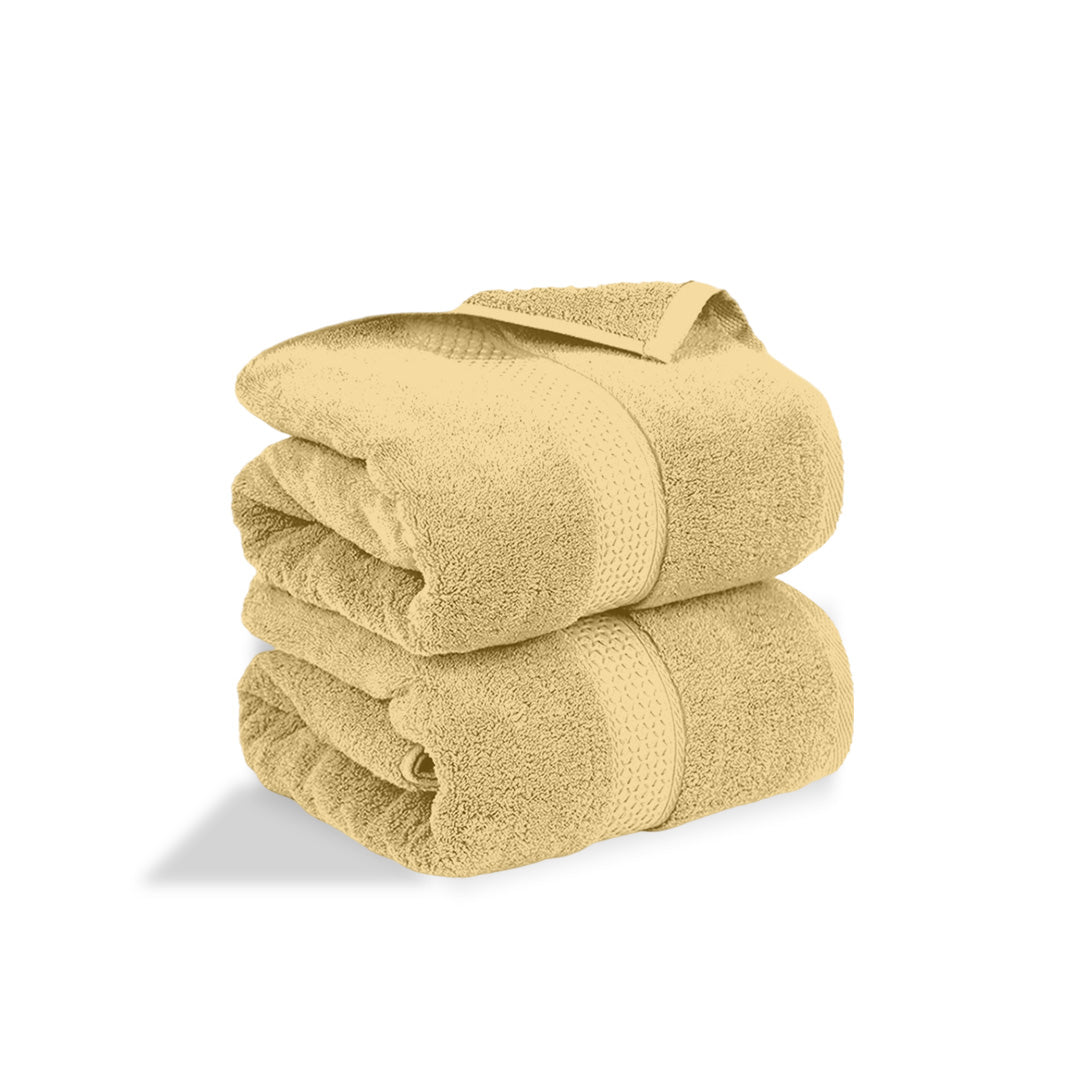 Beige Bath Towel - FlyingCart.pk