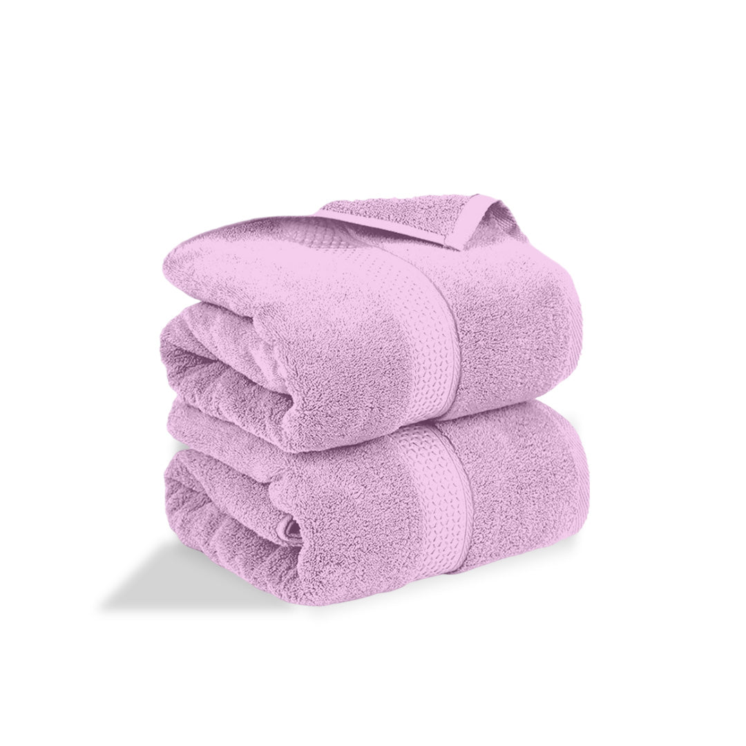 Pink Bath Towel- FlyingCart.pk