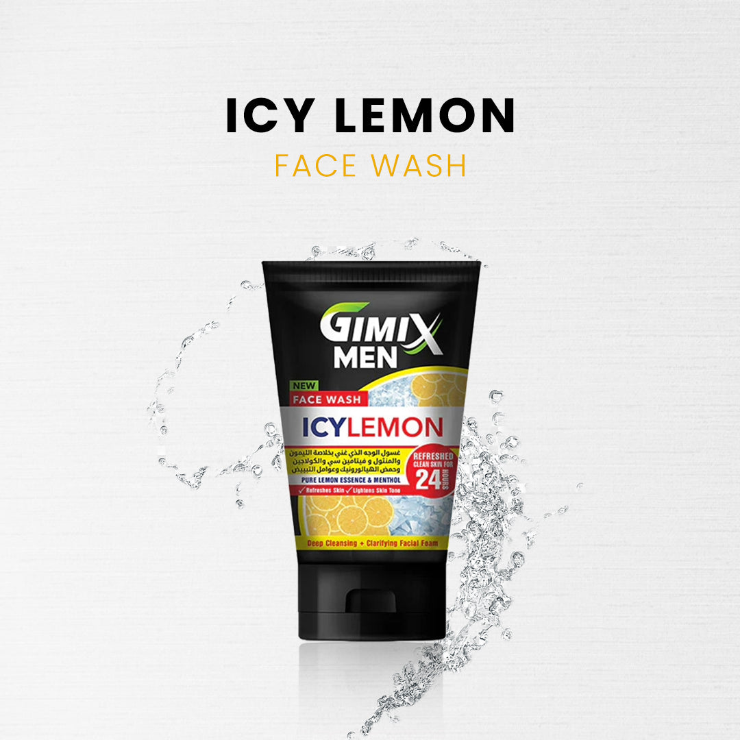 Gimix Men Icy Lemon Face Wash 100ml - FlyingCart.pk