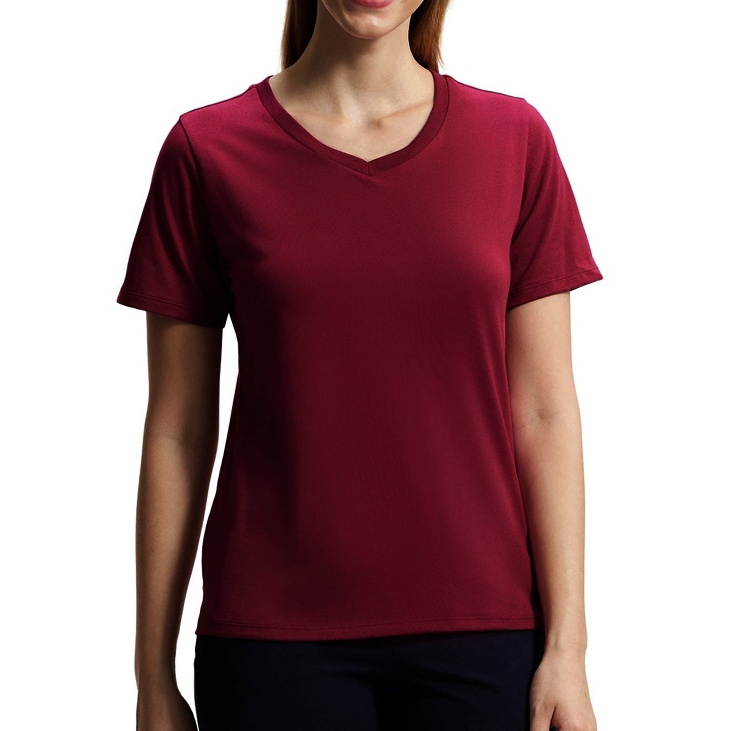 Stylish V-Neck Tee Women - FlyingCart.pk