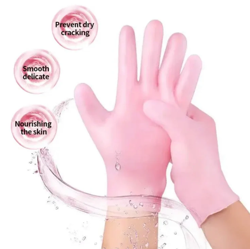 Silicone Moisturizing Gel Gloves-FlyingCart.pk