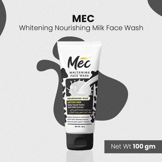 Mec Whitening Nourishing Milk Face Wash 100gm