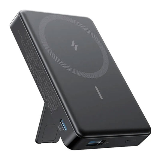 MagGo Powerbank 10k, 15w Ultra-Fast Magnetic Charging with Smart Display Black-FlyingCart.pk