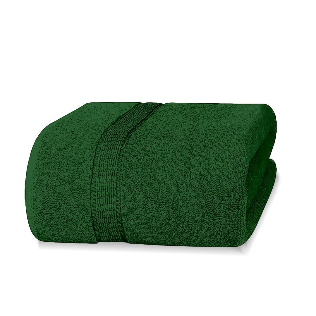 Hunter Green Bath Towel- FlyingCart.pk