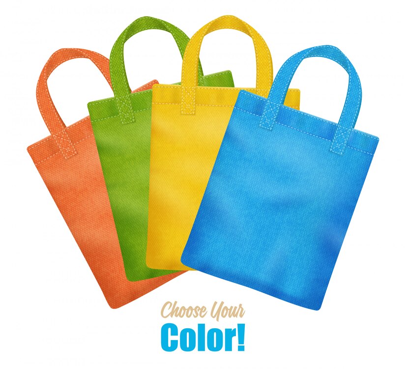 Cotton Canvas Tote Shopping Bags-FlyingCart.pk