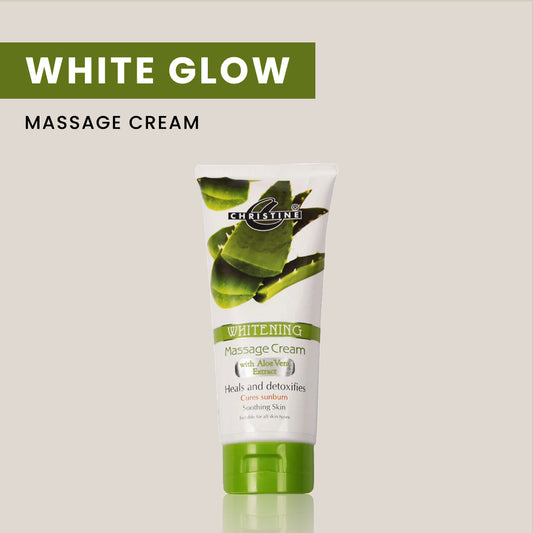 Christine Whitening Massage Cream Tube (Aloe Vera Extracts) - FlyingCart.pk