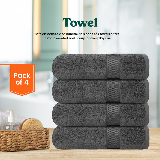 Grey Bath Towel