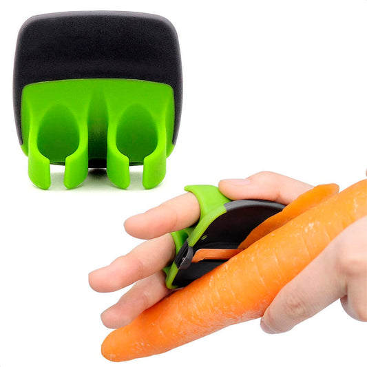 Stainless Steel Finger Grip Vegetable Peeler-FlyingCart.pk