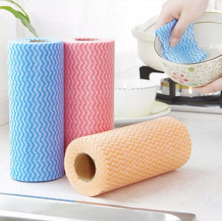 All-Purpose Disposable Reusable Kitchen Cleaning Cloth Tissues-FlyingCart.pk