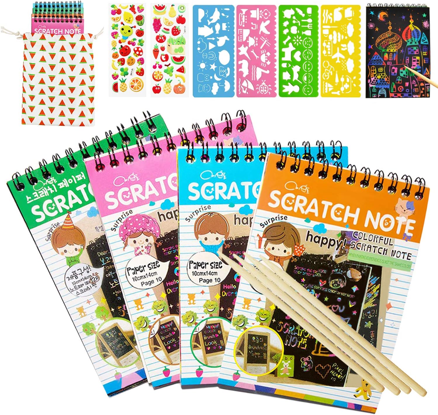 Scratch Art Notebooks for Kids-FlyingCart.pk