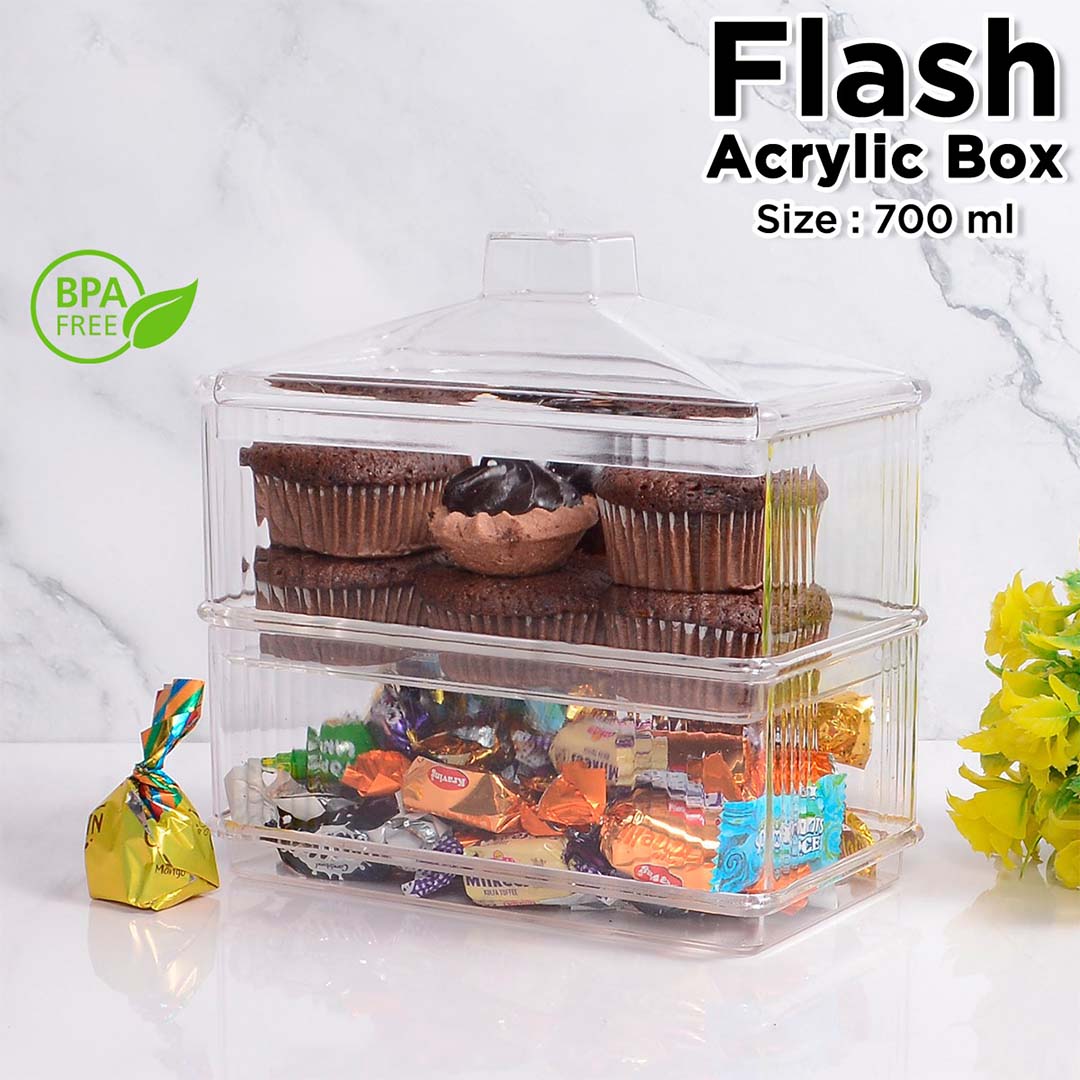 Flash Acrylic Box-FlyingCart.pk