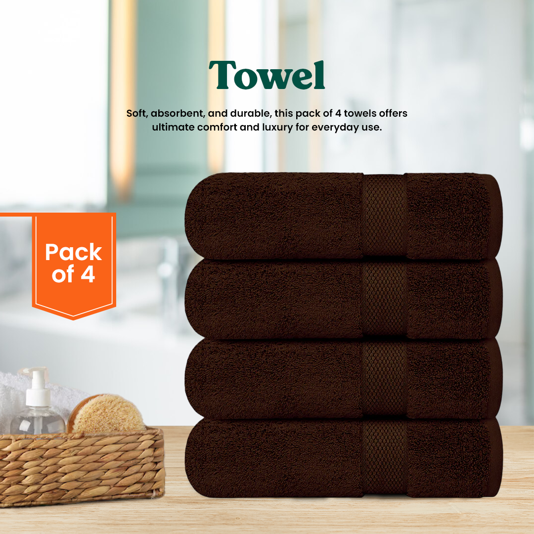 Brown Bath Towel