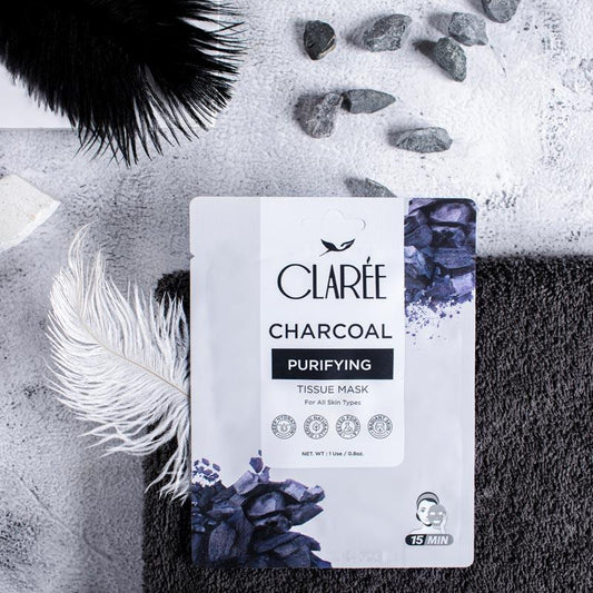 CLAREE Charcoal Purifying Tissue Mask - FlyingCart.pk