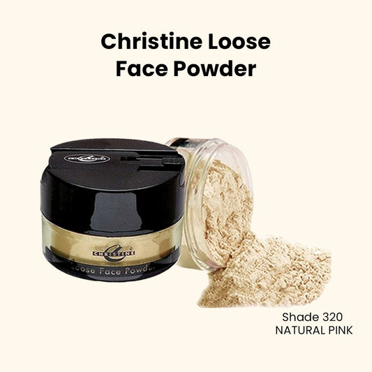 Christine Loose Face Powder – Shade 320 NATURAL PINK - FlyingCart.pk