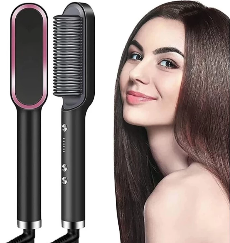 Brush Hair Straightener - FlyingCart.pk