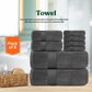 Grey Towel Set- FlyingCart.pk