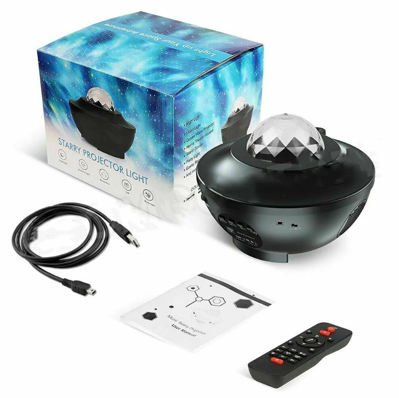 Galaxy Star Projector Speaker with Remote-FlyingCart.pk