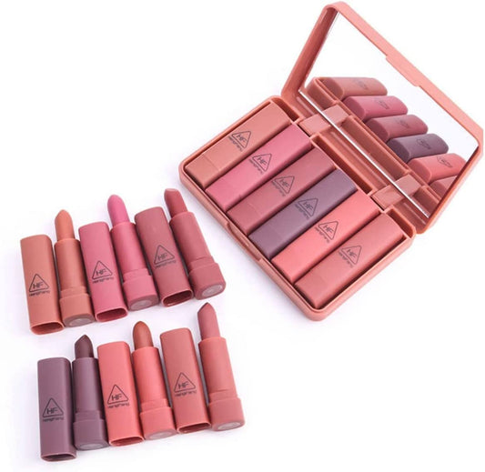 HengFang Matte Lipstick Set 6 Colors-FlyingCart.pk