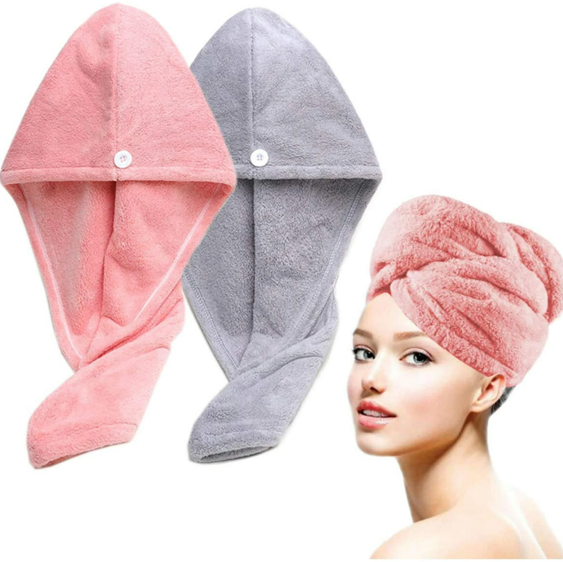 Hair Drying Bath Towel - FlyingCart.pk