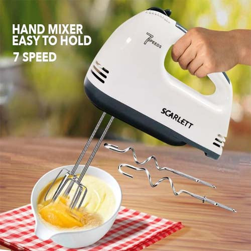 Scarlet 7 Speeds Electric Hand Beater-FlyingCart.pk