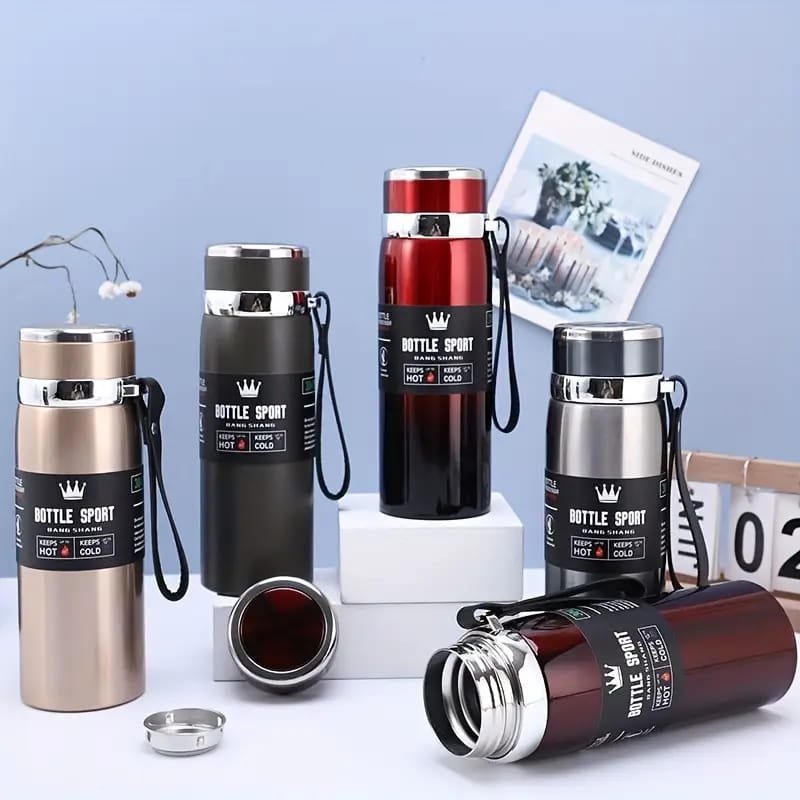 Stainless Steel Vacuum Flask Hot And Cold Water Bottle (1000ml)-FlyingCart.pk