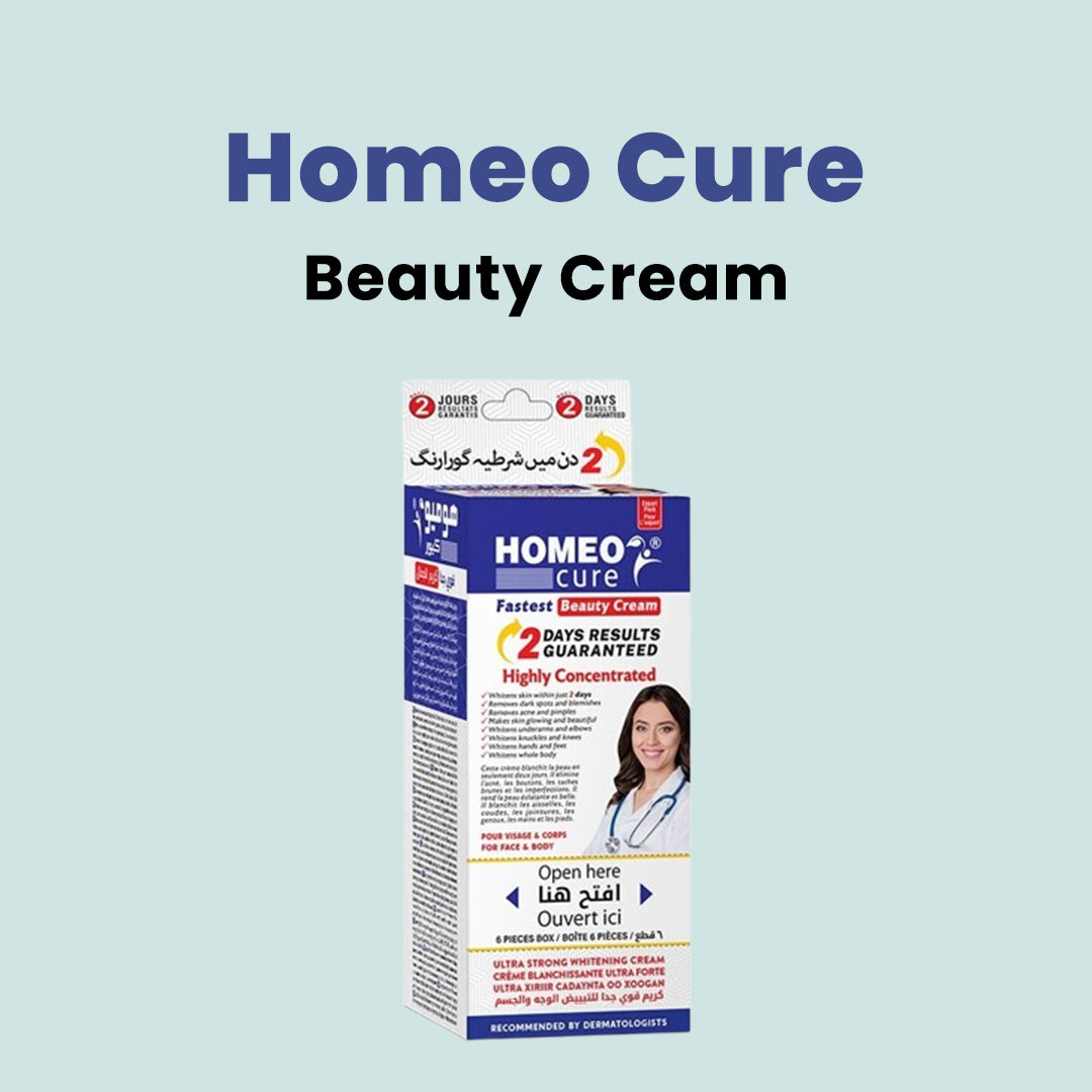 Homeo Cure Beauty Cream Pack of 6 - FlyingCart.pk