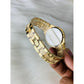 Golden Zinc Alloy Fashion Belt Round Digital Dial Piece for Men and Women - FlyingCart.pk