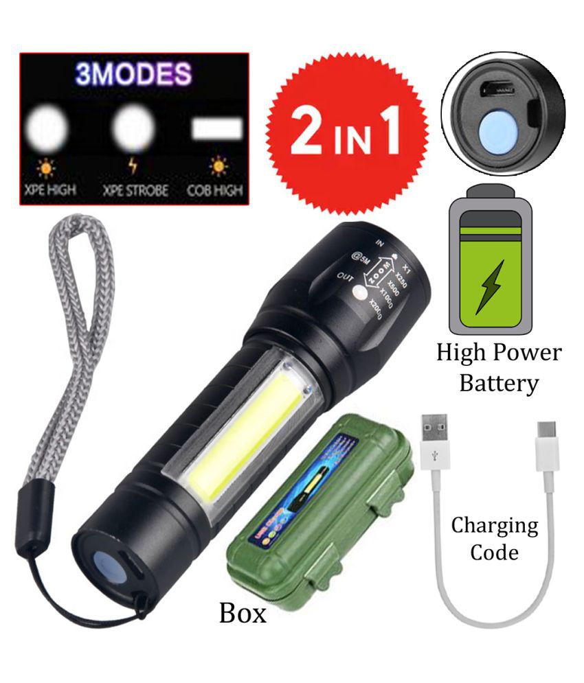 2 In 1 Torch Light - FlyingCart.pk