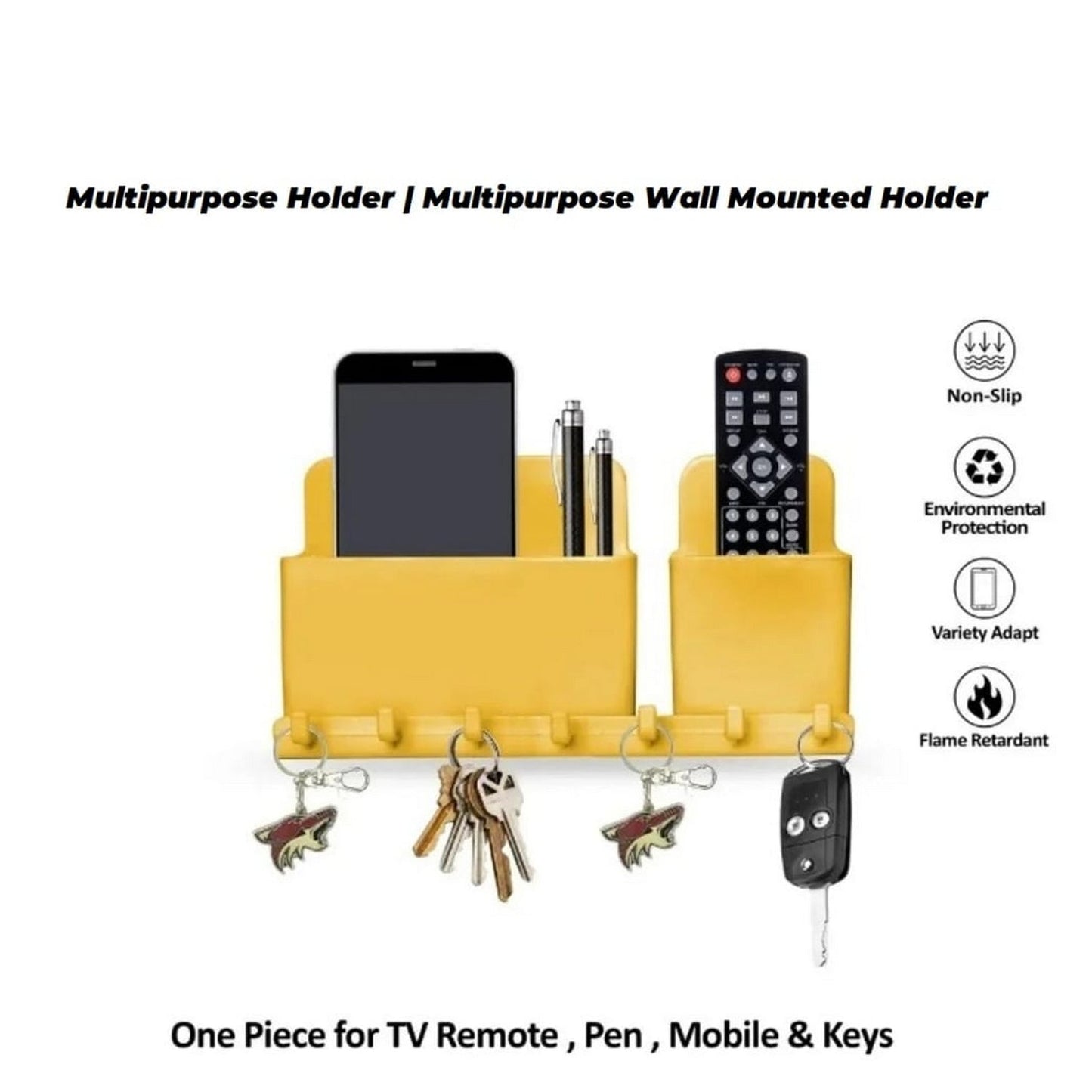 Wall Mounted Multipurpose Mobile Holder - FlyingCart.pk