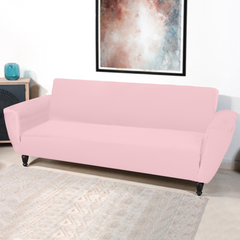 Light Pink Sofa Cum Bed Cover