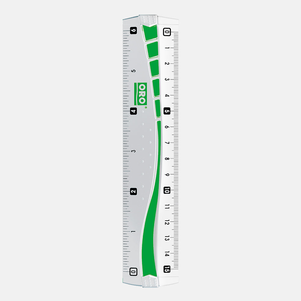 ORO 6 Inch Plastic Ruler - FlyingCart.pk