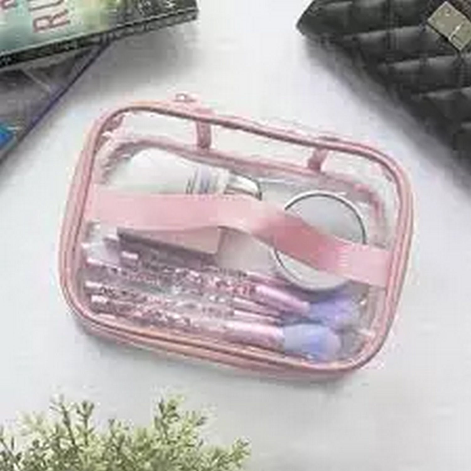 Premium clear makeup bag - FlyingCart.pk