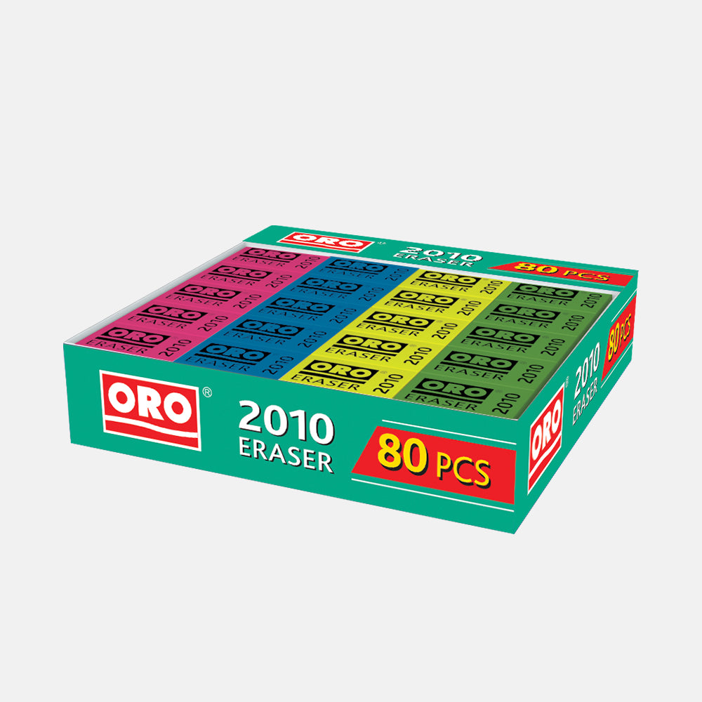 2010 Colorful Erasers 80 Pcs - FlyingCart.pk