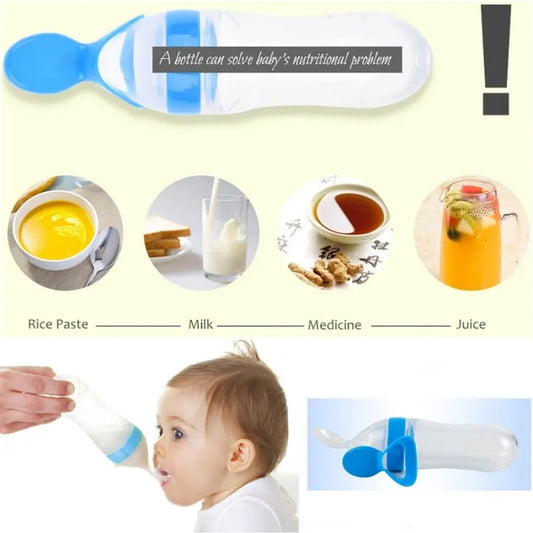 Silicone Spoon Feeder For Baby - FlyingCart.pk