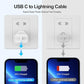 20W PD Fast Charging Cable (Type-C to Lightning) for iPhone - Flyingcart.pk