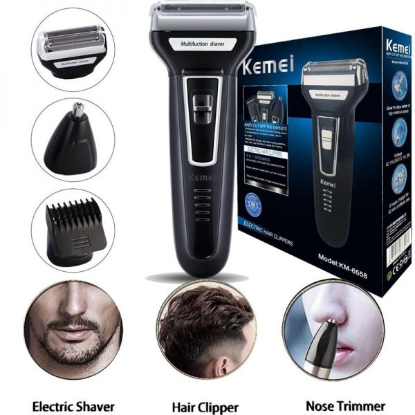 3 in 1 Grooming Kit for Men Kemei KM 6330 - FlyingCart.pk