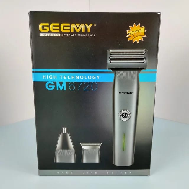 Geemy Barber Equipment Professional Cordless Elect GM 6720 - FlyingCart.pk