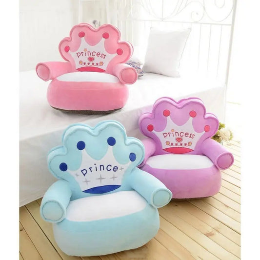 Baby Bean Bag Cartoon Crown Seat - FlyingCart.pk