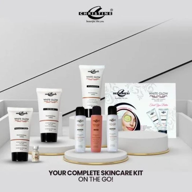 Christine White Glow Facial Kit (50ml)-FlyingCart.pk