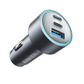 335 Car Charger 67w 3-Port with 3ft USB-C to USB-C Cable-FlyingCart.pk