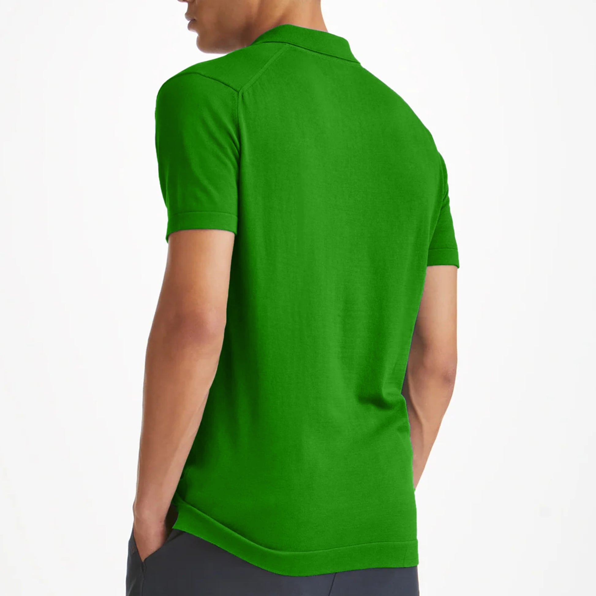 Parrot Green Classy Soft Polo Shirts for Men-FlyingCart.pk