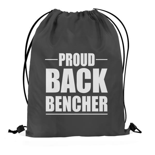 Back Bencher – Drawstring Bag - Flyingcart.pk