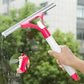 Windows Glass Cleaner Wiper With Spray-FlyingCart.pk