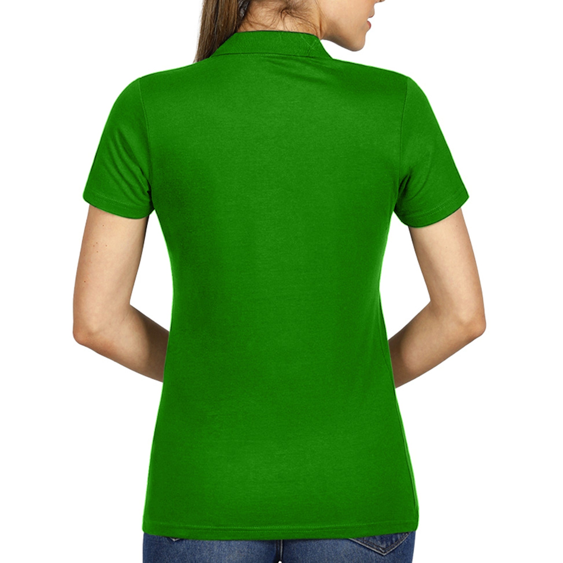 Parrot Green Classy Soft Polo Shirts for Women - FlyingCart.pk