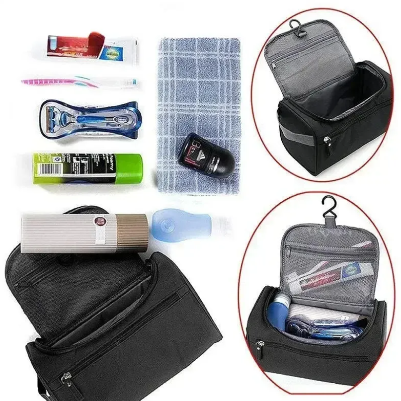 Portable Waterproof Toiletry Makeup Bag Unisex Organizer-FlyingCart.pk