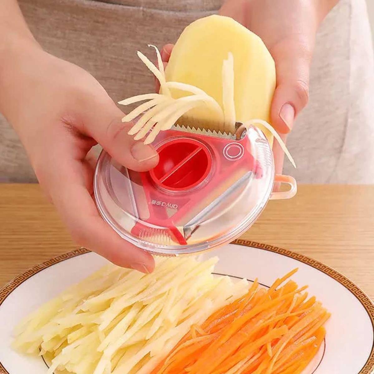 3 in 1 Multi-Functional Round Peeler-FlyingCart.pk