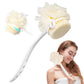 2-in-1 Soft Bristle Loofah Body Brush with Long Handle-FlyingCart.pk